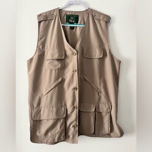 Orvis Fly Fishing Vest Lightweight Field Utility Work Brown XL